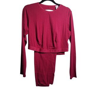 NWT Savage X Fenty by Rhianna Women's Deep Rose Loungewear Sz 3X